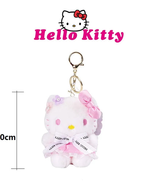 Load image into Gallery viewer, Sanrio Hello Kitty Anime Kuromi Melody Cartoon Cute Plush Stuffed Toys Soft Pillow Plushies Keyring Doll Birthday Gifts for Girl
