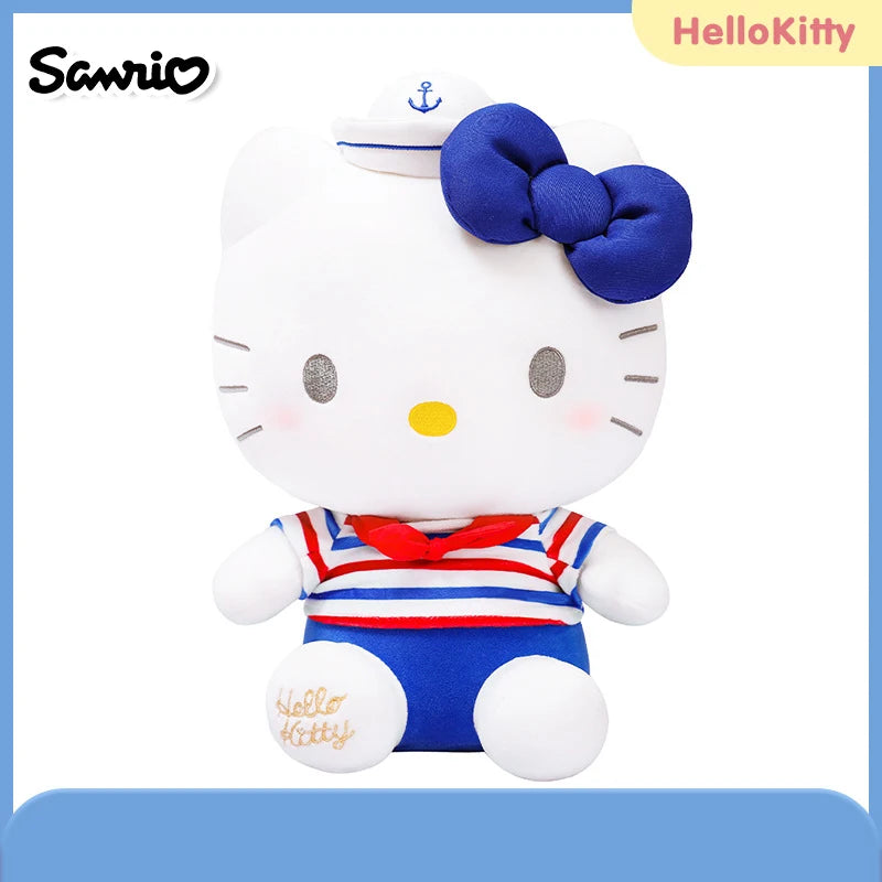 Sanrio Hello Kitty Anime Kuromi Melody Cartoon Cute Plush Stuffed Toys Soft Pillow Plushies Keyring Doll Birthday Gifts for Girl