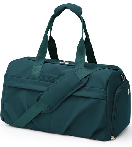 Sports Gym Bag Duffle Bag Gym Bag Womens Mens with Shoes Compartment and Dry Wet Separated, Weekend Travel Bag Overnight Bag for Women, Waterproof Holdall Hospital Bag for Swimming, Pink