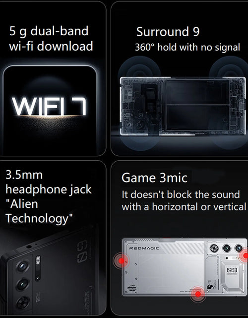 Load image into Gallery viewer, 9 Pro 5G Smartphone 120Hz Gaming Phone Snapdragon 8 Gen 3 6.8&quot;AMOLED Screen 16+512GB 80W Charger US Unlocked Cell Phone Black
