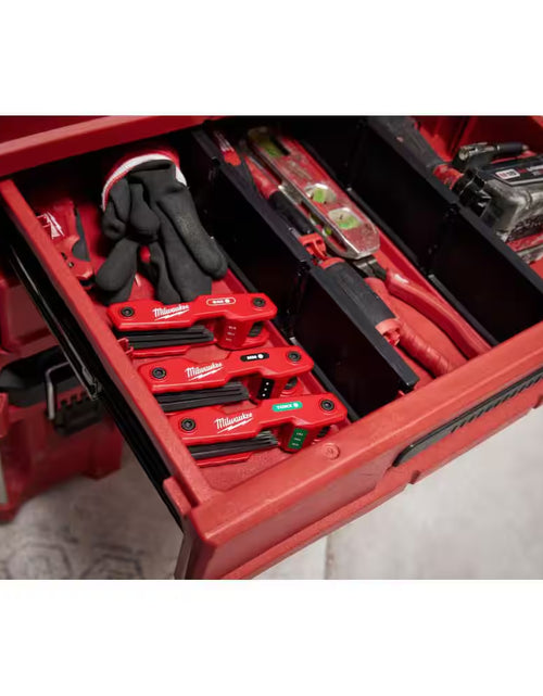 Load image into Gallery viewer, Folding SAE Hex Key (9-Piece) with Precision Screwdriver Set
