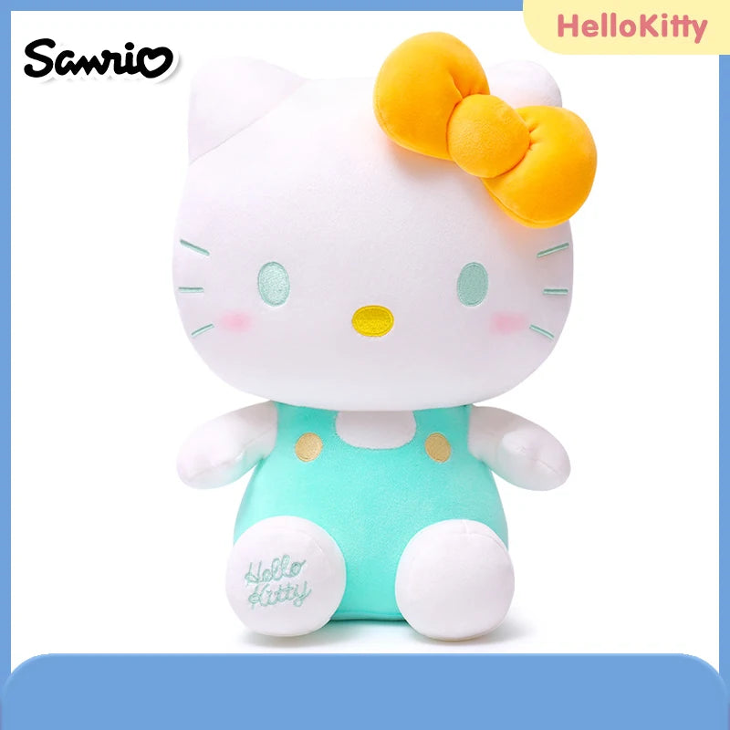 Sanrio Hello Kitty Anime Kuromi Melody Cartoon Cute Plush Stuffed Toys Soft Pillow Plushies Keyring Doll Birthday Gifts for Girl