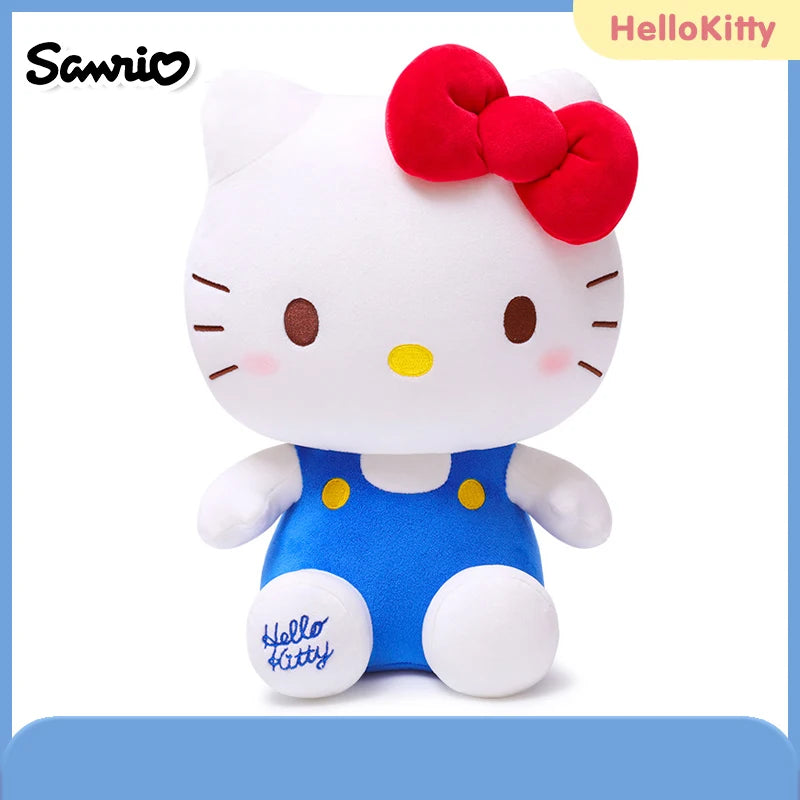 Sanrio Hello Kitty Anime Kuromi Melody Cartoon Cute Plush Stuffed Toys Soft Pillow Plushies Keyring Doll Birthday Gifts for Girl