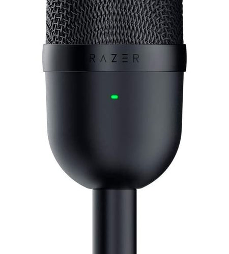 Seiren Mini USB Streaming Microphone: Precise Supercardioid Pickup Pattern - Professional Recording Quality - Ultra-Compact Build - Heavy-Duty Tilting Stand - Shock Resistant - Classic Black