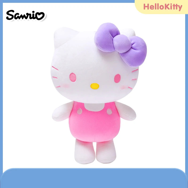 Sanrio Hello Kitty Anime Kuromi Melody Cartoon Cute Plush Stuffed Toys Soft Pillow Plushies Keyring Doll Birthday Gifts for Girl