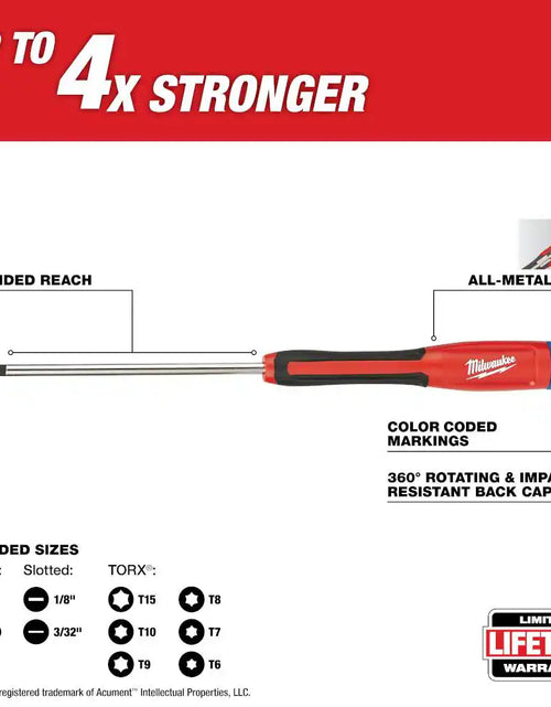 Load image into Gallery viewer, Folding SAE Hex Key (9-Piece) with Precision Screwdriver Set
