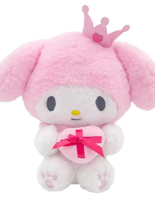 Load image into Gallery viewer, Sanrio Hello Kitty Anime Kuromi Melody Cartoon Cute Plush Stuffed Toys Soft Pillow Plushies Keyring Doll Birthday Gifts for Girl
