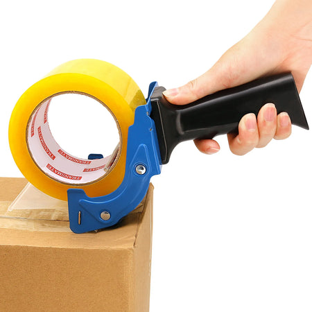 New Improved Design, Packaging Tape Dispenser with Quick Load Feature.