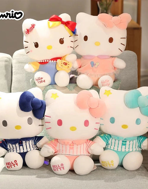 Load image into Gallery viewer, Sanrio Hello Kitty Anime Kuromi Melody Cartoon Cute Plush Stuffed Toys Soft Pillow Plushies Keyring Doll Birthday Gifts for Girl
