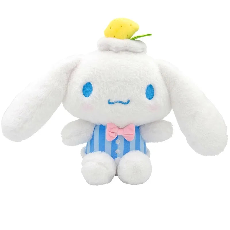 Sanrio Hello Kitty Anime Kuromi Melody Cartoon Cute Plush Stuffed Toys Soft Pillow Plushies Keyring Doll Birthday Gifts for Girl