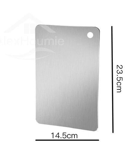 Stainless Steel Cutting Board Home Kitchen Rectangular Chopping Board Kneading Dough Cutting Dough and Fruit Vegetable Meat Tool