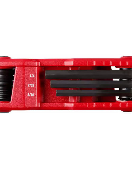Load image into Gallery viewer, Folding SAE Hex Key (9-Piece) with Precision Screwdriver Set
