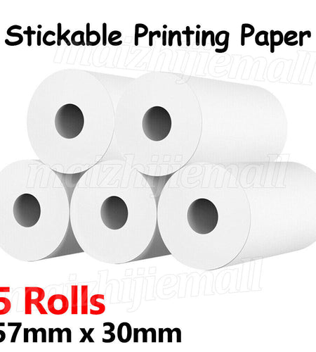 Portable Mini Pocket Thermal Printer Wireless Bluetooth Photo Inkless Printing